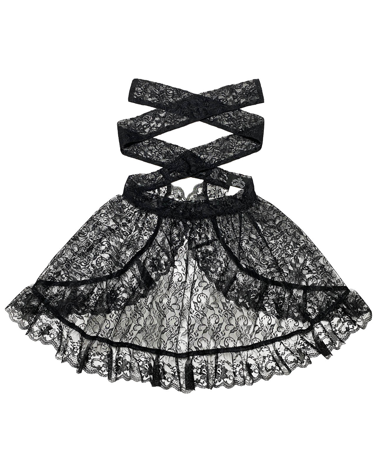 予約商品｜2月発売][レターパック配送可] レースエプロン｜品番615009